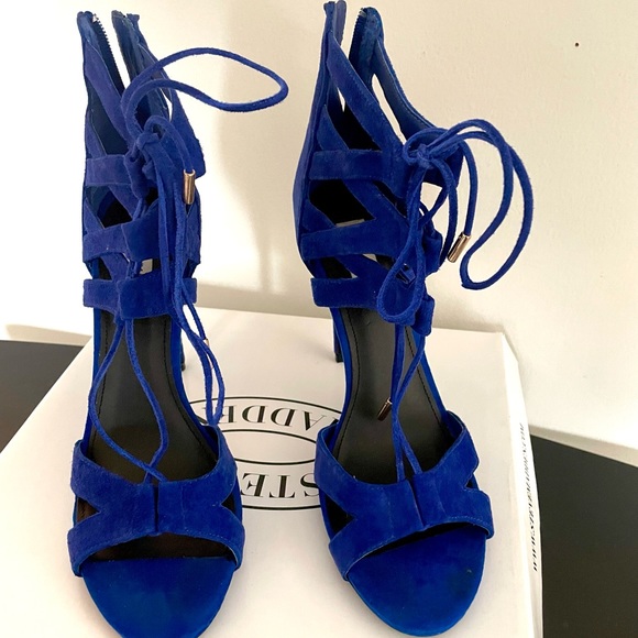 Steve Madden Shoes - Steve madden royal blue heels size 10